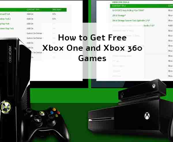 get free xbox 360 games