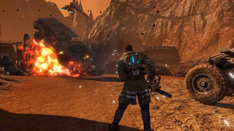 Red faction guerrilla пропадают текстуры