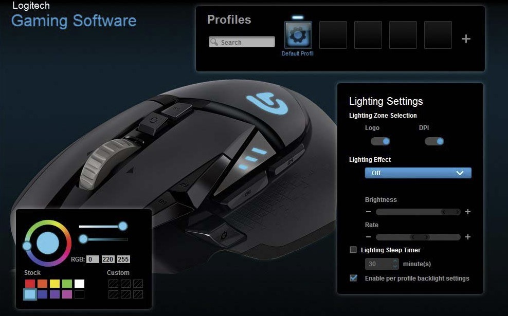logitech gaming software issues