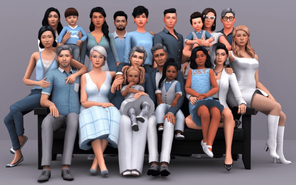 Sims 4 household members