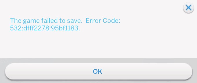 error code 532 in Sims 4